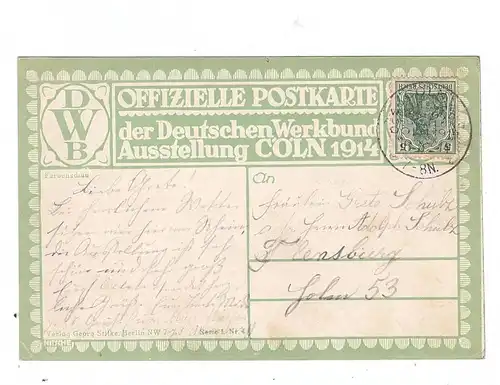5000  KÖLN, EREIGNIS, WERKBUND Ausstellung 1914, Farbenschau