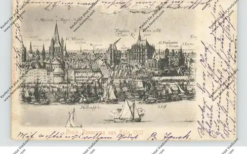 5000 KÖLN, Historische Ansicht, Köln im Jahre 1531