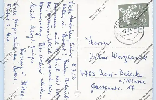 5000  KÖLN, Postgeschichte, 1962, KÖLN-DELBRÜCK, aptierter Stempel