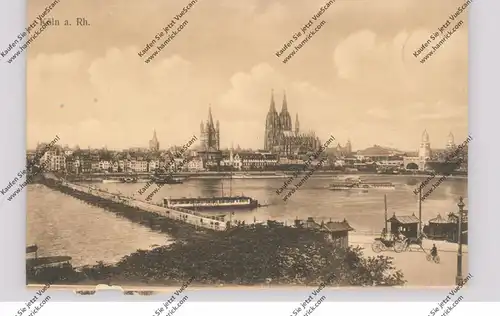 5000  KÖLN - DEUTZ, Auffahrt zur Schiffsbrücke