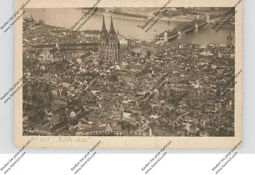 5000  KÖLN, Luftaufnahme, kl. Eckknick