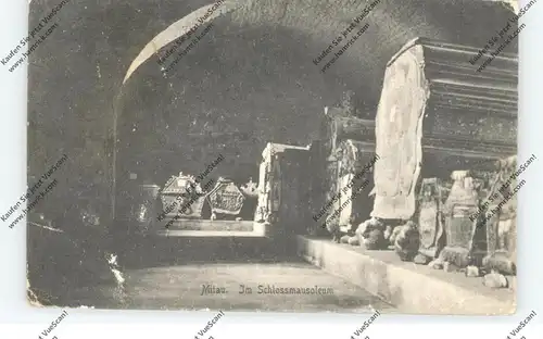 LITAUEN / LATVIJA, - MITAU / JELGAWA, Schlossmausoleum, 1915, deutsche Feldpost