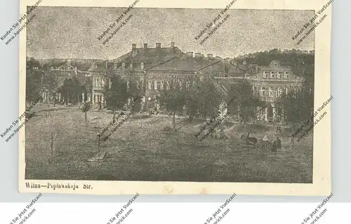 LIETUVA / LITAUEN - WILNA / VILNIUS, Poplawskaj Strasse, deutsche Feldpost, Kön. Preuss. Eisenbahn Bat. 3