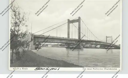 5000  KÖLN - RIEHL, Neue Mülheimer Brücke, 1931