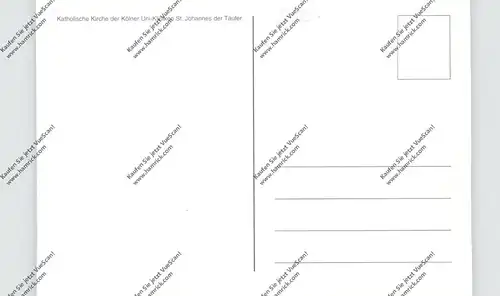 5000  KÖLN - LINDENTHAL, Uni-Kliniken, Katholische Kirche St. Johannes der Täufer