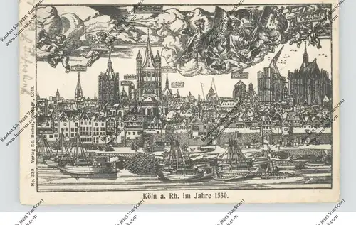 5000  KÖLN, Historische Ansicht, 1530