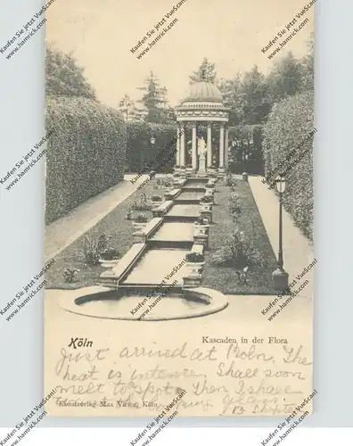 5000  KÖLN, FLORA, Kaskaden, 1904