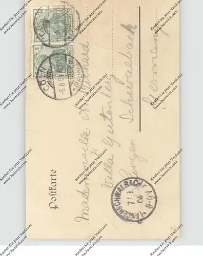 5000  KÖLN, FLORA, Kaskaden, 1904