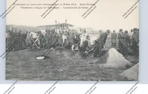 5000 KÖLN - PORZ - WAHN, Französische Kriegsgefangene beim Zeltbau