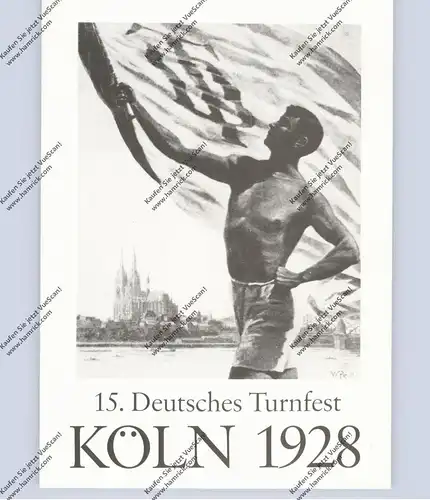 5000 KÖLN, EREIGNIS, Deutsches Turnfest 1928, poster art