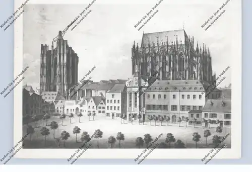 5000 KÖLN, KÖLNER DOM, Historische Ansicht, ca. 1860
