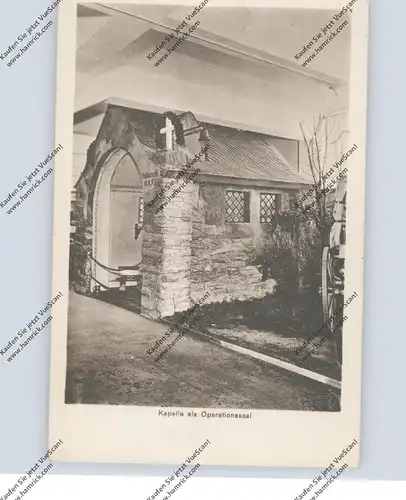 5000 KÖLN, EREIGNIS; Ausstellung für Kriegsfürsorge, 1916, Kapelle als Operationssaal