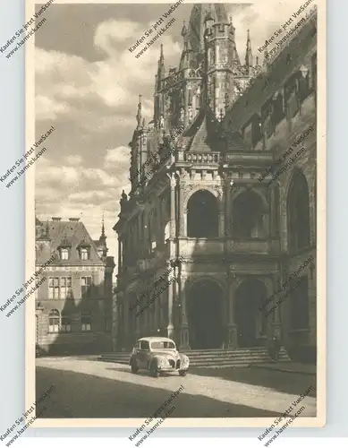 5000  KÖLN, FORD KÖLN, Werbe-Karte FORD TAUNUS 1,2 vor dem Rathaus