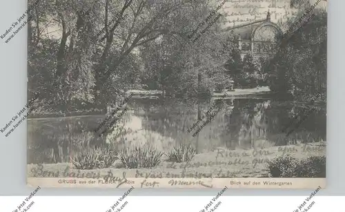 5000  KÖLN, FLORA, Blick auf den Wintergarten, 1905
