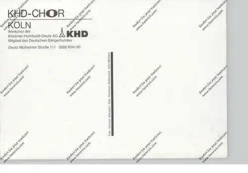 5000  KÖLN - DEUTZ, KHD - Chor