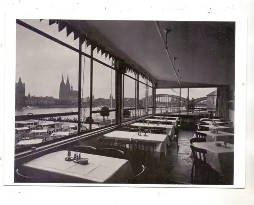 5000 KÖLN - DEUTZ, Die Sünner-Terrasse von innen mit Blick auf den Dom, Photosammlung Museum Ludwig