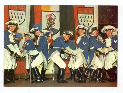 5000 KÖLN, KARNEVAL, Blaue Funken, Stippe Föttche Tanz