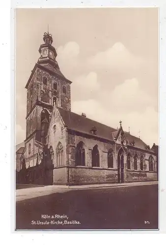 5000 KÖLN, KIRCHE, St. Ursula Kirche, Basilika