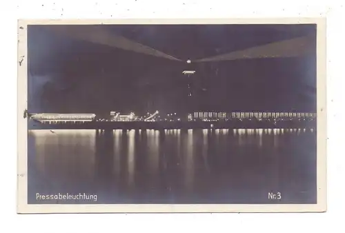 5000 KÖLN, Ereignis, PRESSA 1928, Pressabeleuchtung bei Nacht