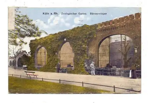 5000 KÖLN, KÖLNER ZOO, Bärenzwinger, 1926