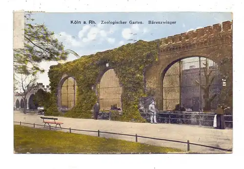 5000 KÖLN, ZOO, Bärenzwinger, 1926