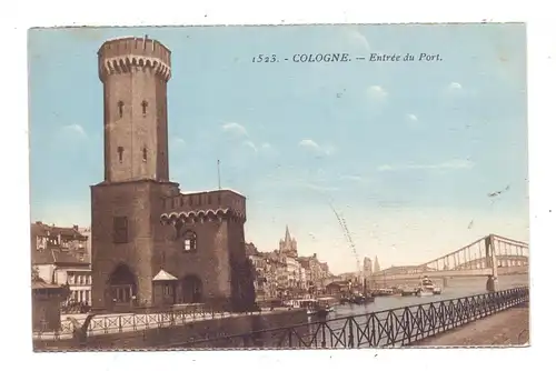 5000 KÖLN, Hafen, Malakoff-Turm, 1926