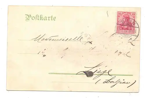 5000 KÖLN, Hafen, Lagerhäuser, Gesamtansicht, 1902