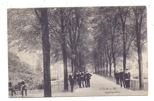 5000 KÖLN, Ubier-Ring, belebte Szene, Trenkler, 1907