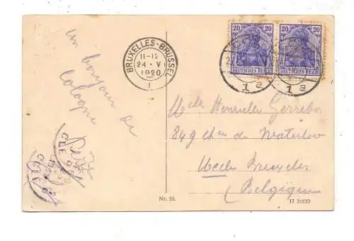 5000 KÖLN, Breite Strasse, 1920, belebte Szene