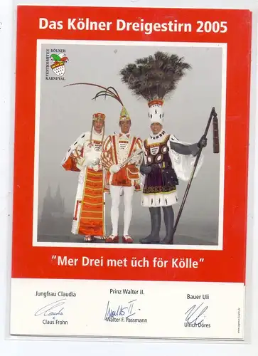5000 KÖLN, KARNEVAL, Dreigestirn 2005