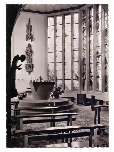 5000 KÖLN, Kirchen, Madonna in den Trümmern, Innenansicht 1955