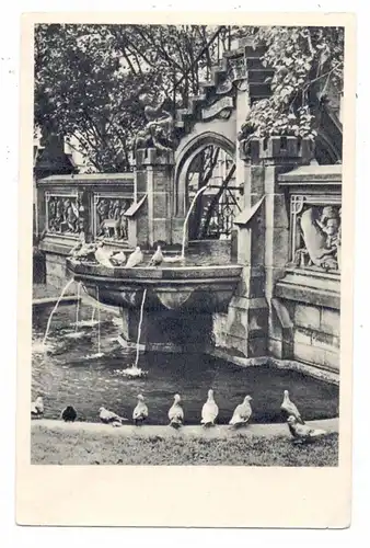 5000 KÖLN, Heinzelmännchen-Brunnen, Tauben, 50er Jahre