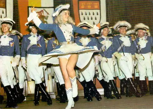 5000 KÖLN, KARNEVAL, Blaue Funken, Mariechen