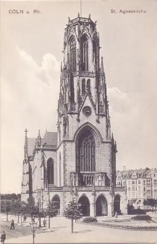 5000 KÖLN, Kirchen, Sankt Agneskirche, Altstadt Nord, 1908