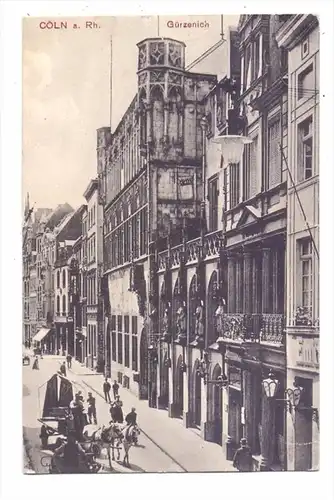 5000 KÖLN, Gürzenich, belebte Szene, 1911
