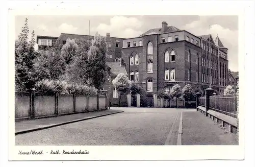 4750 UNNA, Katholisches Krankenhaus, 1955, belgische Militärpost