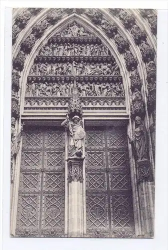 5000 KÖLN, Kölner Dom, Nordportal - Relief, Trenkler, ca. 1908