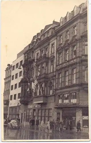 5000 KÖLN, Allierte Offiziersmesse, Zigarren Grassmann, Hohenzollernring, Photo-AK, 195..