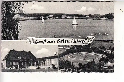 4714 SELM, Bahnhof, Fussball - Stadion, Ternscher See