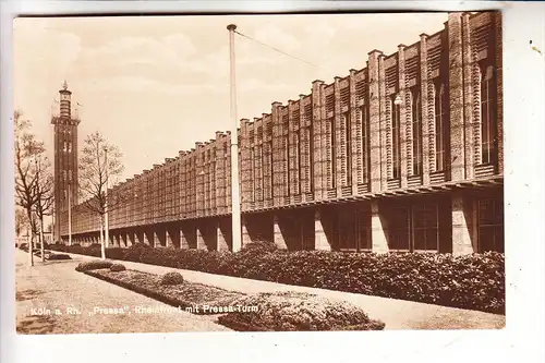 5000 KÖLN - DEUTZ, PRESSA, Rheinfront der Messehallen