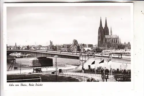 5000 KÖLN - DEUTZ, Partie an der Deutzer Brücke, 1951