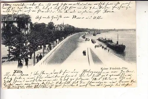 5000 KÖLN, Kaiser Friedrich Ufer, 1903