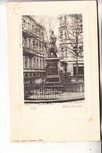 5000 KÖLN, Moltke-Denkmal, ca. 1905, kl. Flecken