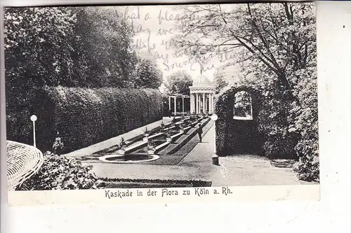 5000 KÖLN, FLORA, Kaskade, 1907