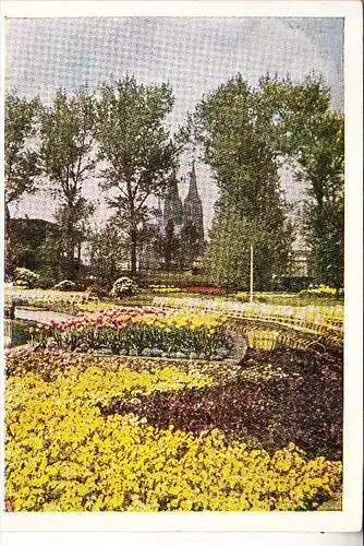 5000 KÖLN, EREIGNIS, Bundesgartenschau 1957, Ruheplatz am Tanzbrunnen, Ersttag 29.4.57