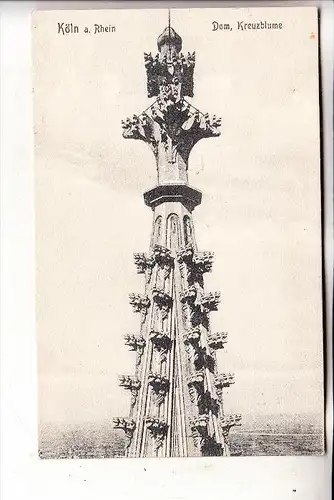 5000 KÖLN, KÖLNER DOM, Kreuzblume, 1906