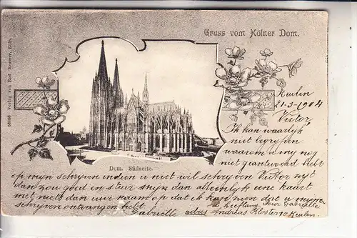 5000 KÖLN, KÖLNER DOM, 1904, dekorativ