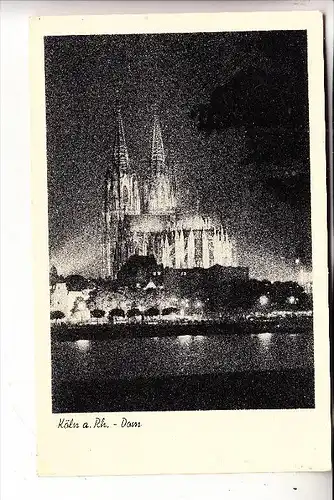 5000 KÖLN, KÖLNER DOM, 1953, belgische Militärpost