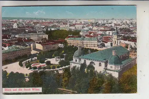 LIETUVA / LITAUEN - WILNA / VILNIUS, Panorama, 1917