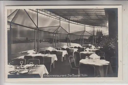 5000 KÖLN, Bastei, Rheinrestaurant, Innenansicht